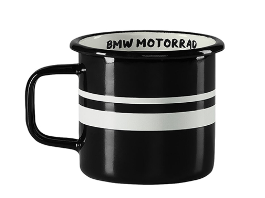 Caneca MOTORRAD Esmaltada Twin Stripes