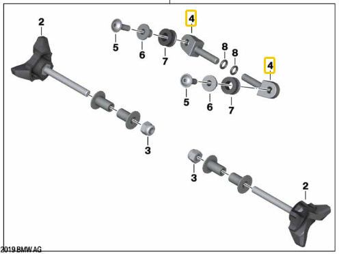 Suporte Do Para-Brisa R 1200 GS N4 46637694710 — BMW Motorrad
