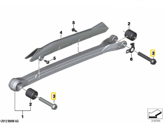 Parafuso Cabeça Cilíndrica M10X60 R 1300 GS/ R 1200 GS/ F 800 S N3