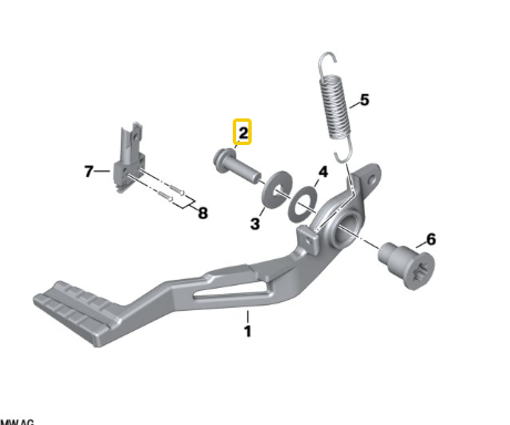 Parafuso De Cabeça Cilindrica M8X25 R 1200 GS/ F 850 GS/ F 900 R N2