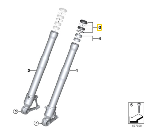 Conjunto Elementos De Vedação R 1300 GS N3 31428828809 — BMW Motorrad