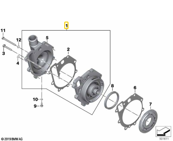 Bomba Agente Frigorífico F 750 GS/ F 850 GS/ F 900 R N1