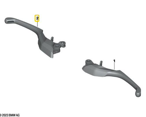 Conjunto Manete Da Embreagem Shadow R 1300 GS N2 32727914882 — BMW Motorrad