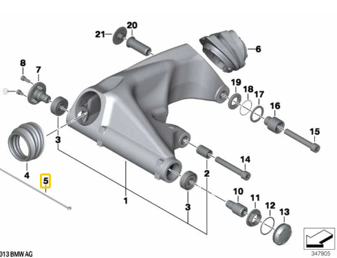 Cinta De Cabos BMW Motorrad R1300 GS/ R1200 GS/ K1600 GT N5