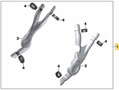 Kit De Proteção Do Quadro MOTORRAD R1200 GS/ R1250 GS N1 77032465254 — BMW Motorrad