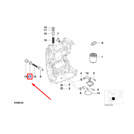 Anel Vedante BMW R 1200 ST/ 520i/ R 850 C N13
