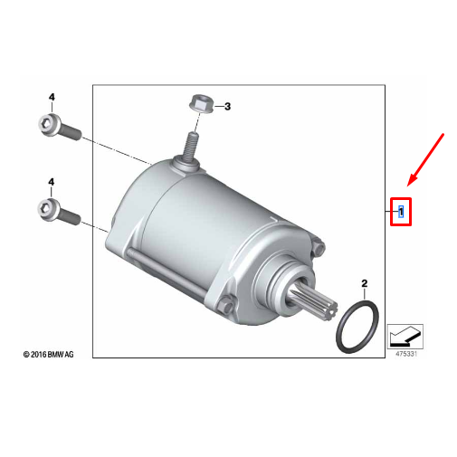 Motor De Arranque G 310 GS / G 310 R N1