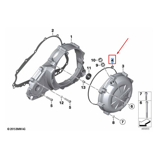 Vedante de Borracha BMW G 650 GS / G 650 GS Sertão / G 650 X N4