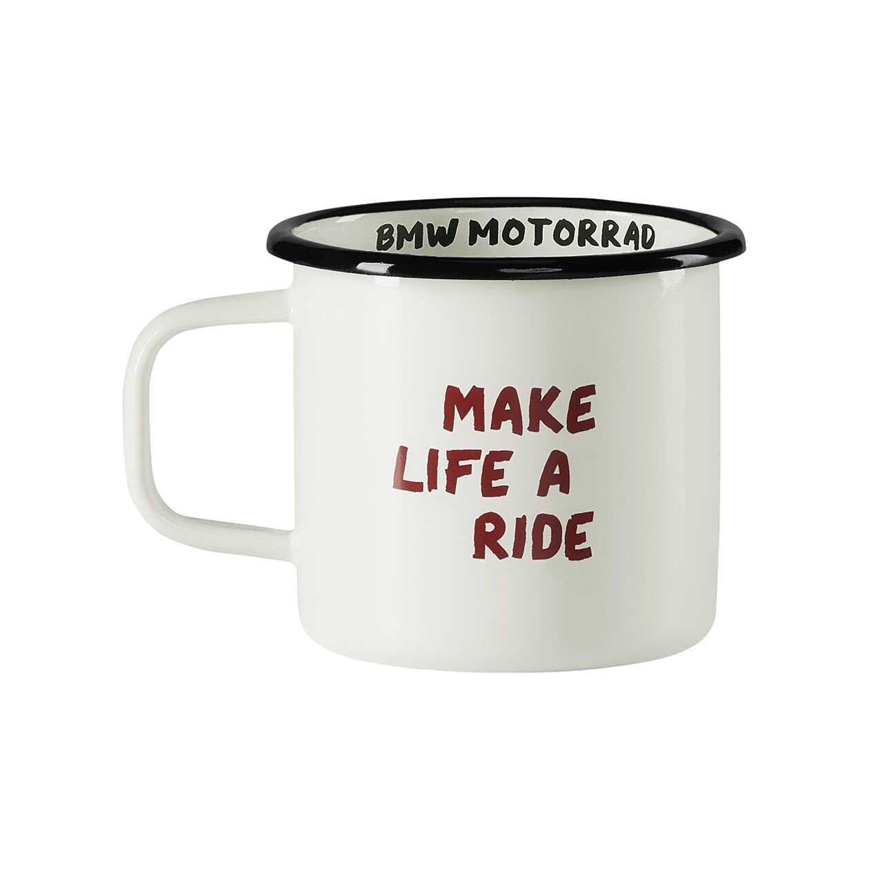 Caneca Esmaltada BMW Motorrad Make Life A Ride