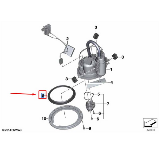 Vedante Bomba De Combustível BMW F 750 GS / F 850 GSA / R 1250 GSA / R 1200 GS / S 1000 XR N8