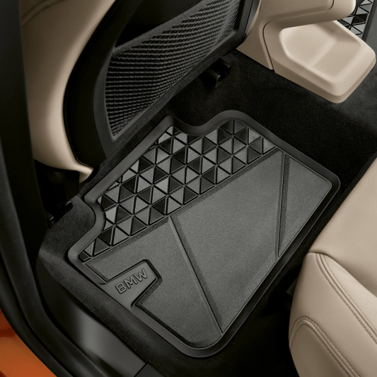 Tapetes BMW iX1, iX2 e X2 Traseiro de Borracha