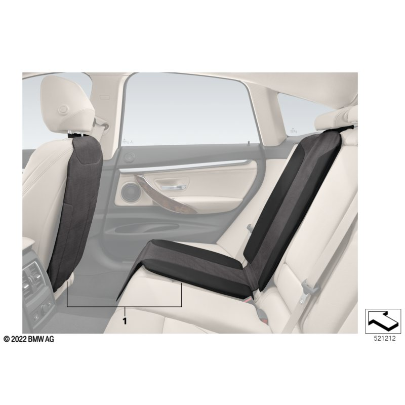 Protetor de Encosto e Base para Cadeirinha Infantil