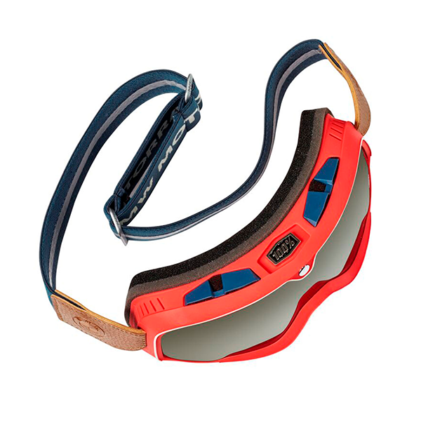 Óculos De Motociclismo Britz Vermelho