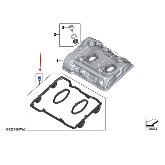 Junta Da Tampa De Válvula BMW F 750 GS / F 850 GS / F 850 GSA / F 900 R N4