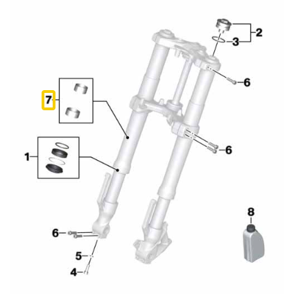 Conjunto De Apoios G 310 R N7 31428566099 — BMW Motorrad