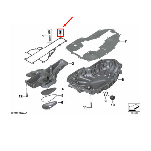 Junta Vedante BMW F 700 GS/ F 800 S/ F 800 GS N2