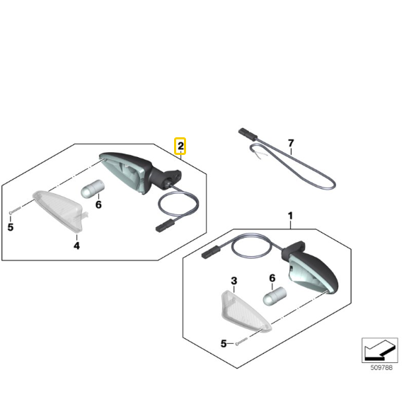 Indicador Direção Dianteira