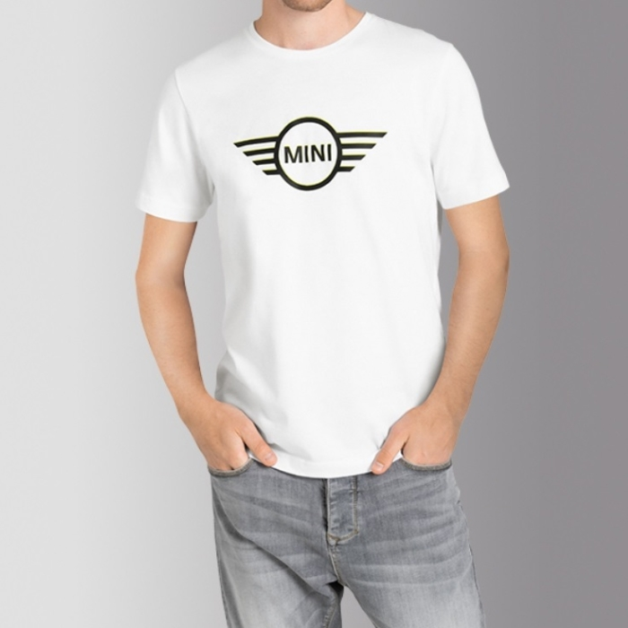 T-shirt MINI Wing Two-Tone Masculina Branca