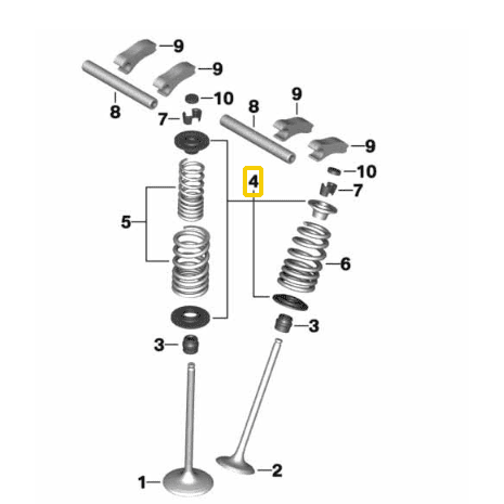 Conjunto Prato Mola Da Válvula