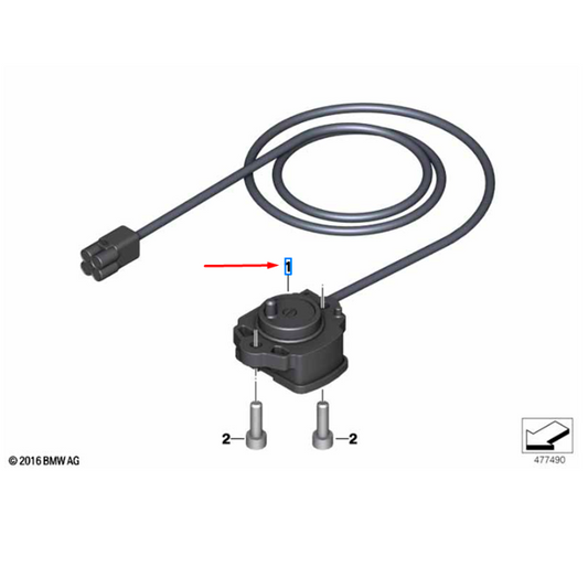 Potenciômetro com cabo BMW G 310 GS / G 310 R / G 310 RR N1