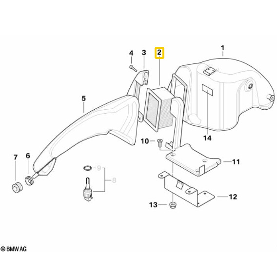 Elemento De Filtragem De Ar