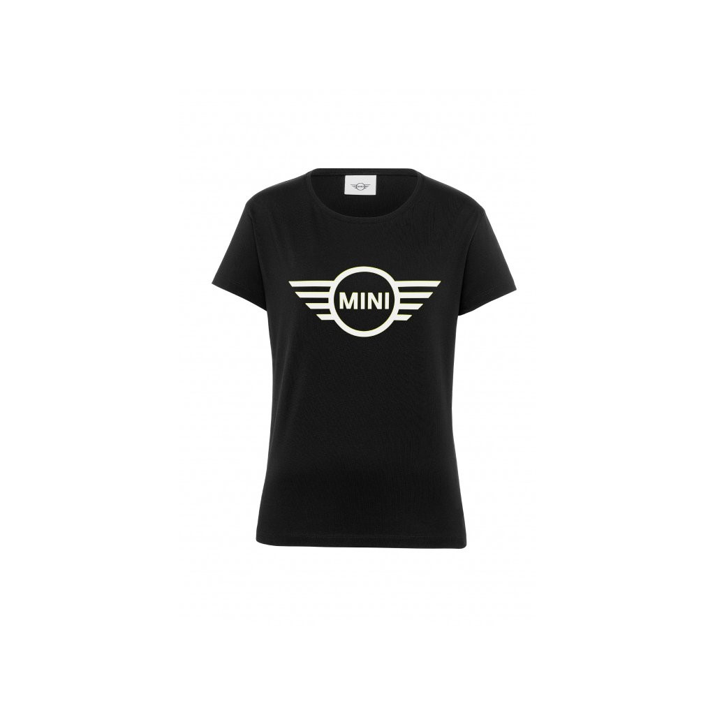 T-shirt MINI Two Tone Wing Feminina Preta