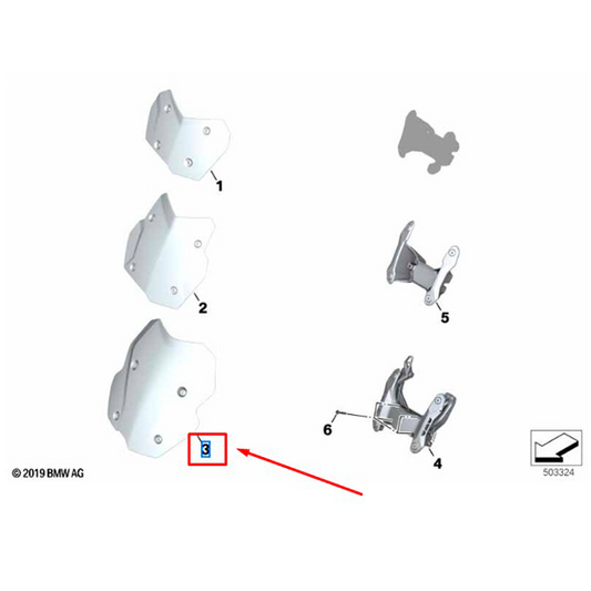 Para Brisa Claro F 750 GS / F 850 GS / F 850 GSA N3