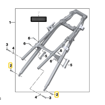 Parafuso Cabeça Cilíndrica R 18/ F 900 R/ K 1600 GT N2