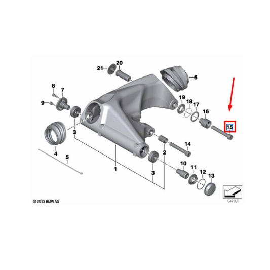 Parafusos de cabeça cilíndricas BMW R 1200 R/ R 1300 GS/ R NINE T N15