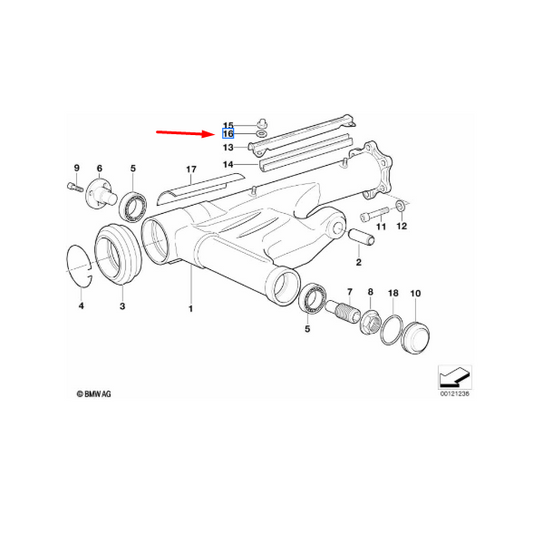 Arandela Para Tornillos BMW 320d/ S 1000 R/ K 1200 GT N16