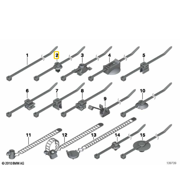 Cinta Prende Cabos Com Suporte L150
