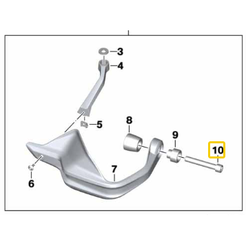 Parafuso Cabeça Cilíndrica M12X75 R 1200 GS/ R 18/ F 900 R N10