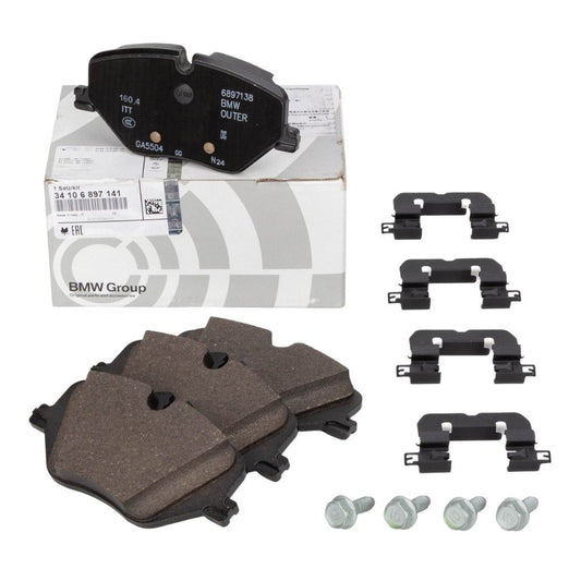 Kit Pastilhas de Freio Sem Amianto BMW 34106897141