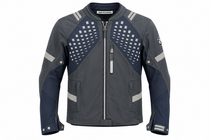 Jaqueta BMW Motorrad Aravis Masculina Blue Grey Tamanho 52