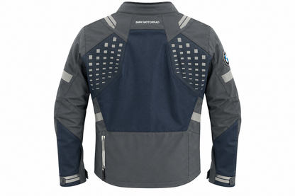 Jaqueta BMW Motorrad Aravis Masculina Blue Grey Tamanho 52
