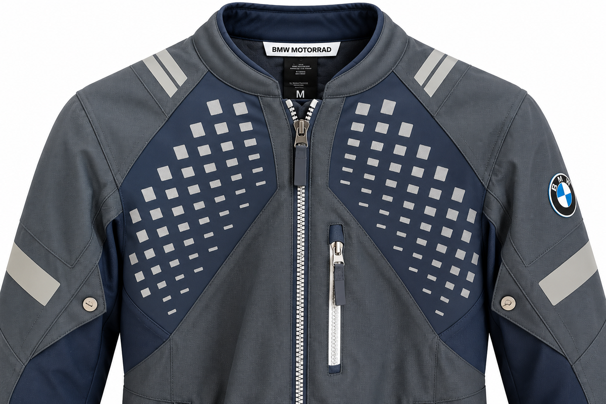Jaqueta BMW Motorrad Aravis Masculina Blue Grey Tamanho 52