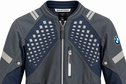 Jaqueta BMW Motorrad Aravis Masculina Blue Grey Tamanho 52