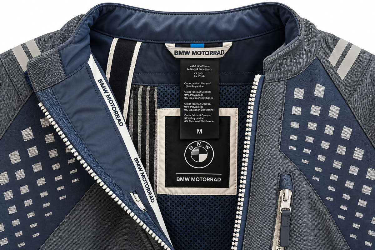 Jaqueta BMW Motorrad Aravis Masculina Blue Grey Tamanho 52