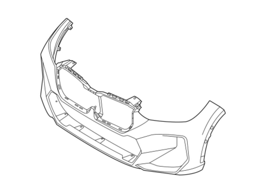 Revestimento Para-Choque Dianteiro BMW X1