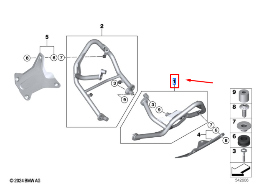 Bloqueio Do Sistema Fecho BMW R 1200 GS/ F 850 GS/ R 1250 GS N1 77411540847 — BMW Motorrad