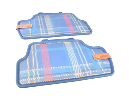 Tapetes MINI Cooper Traseiro Speedwell Blue de Borracha — MINI