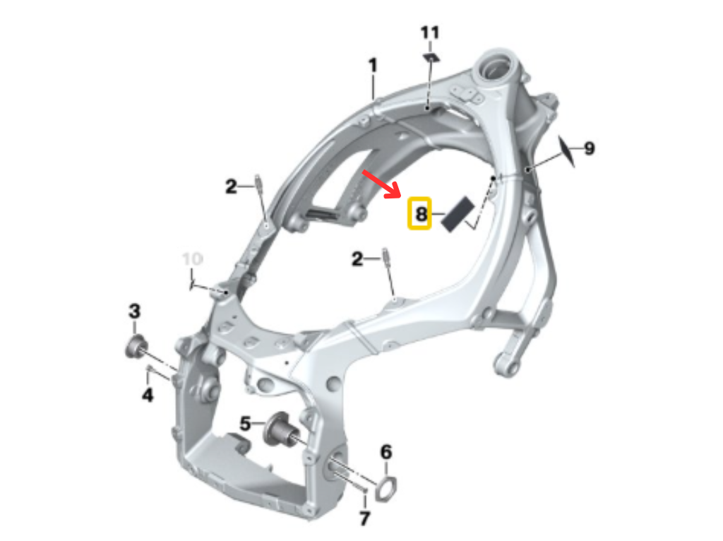Autoadesivo De Proteção BMW Motorrad S 1000 N8