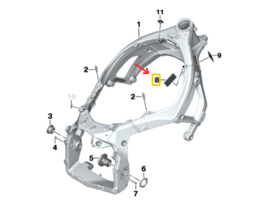Autoadesivo De Proteção BMW Motorrad S 1000 N8