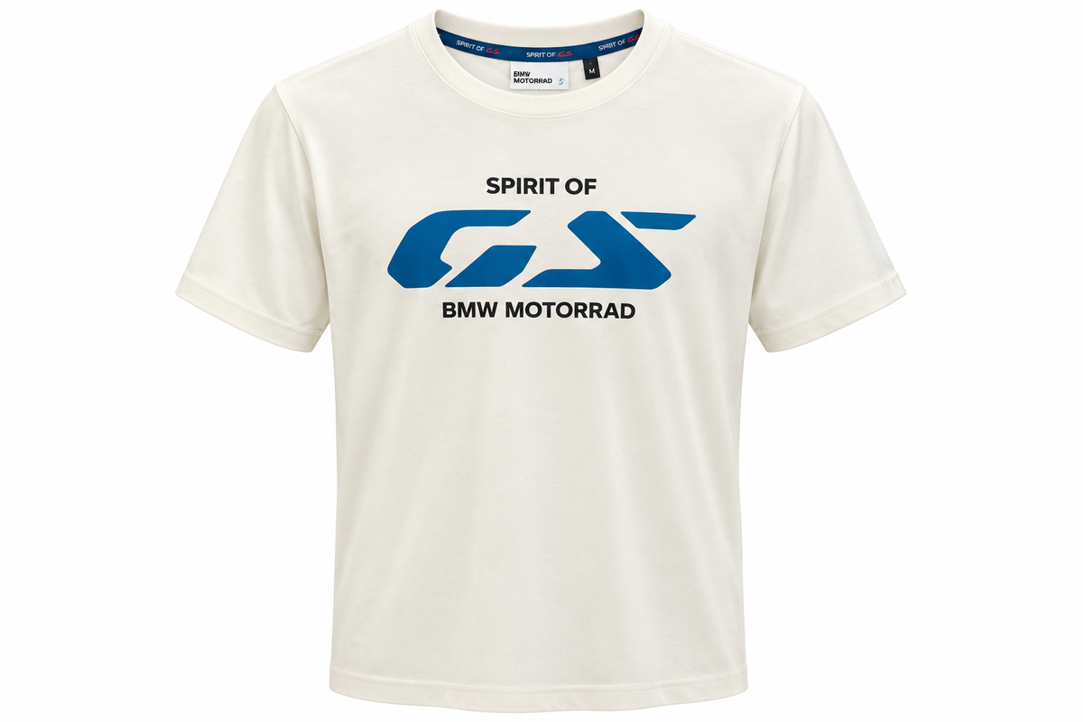 Camiseta BMW Motorrad Spirit of GS Masculina Branca Tamanho S