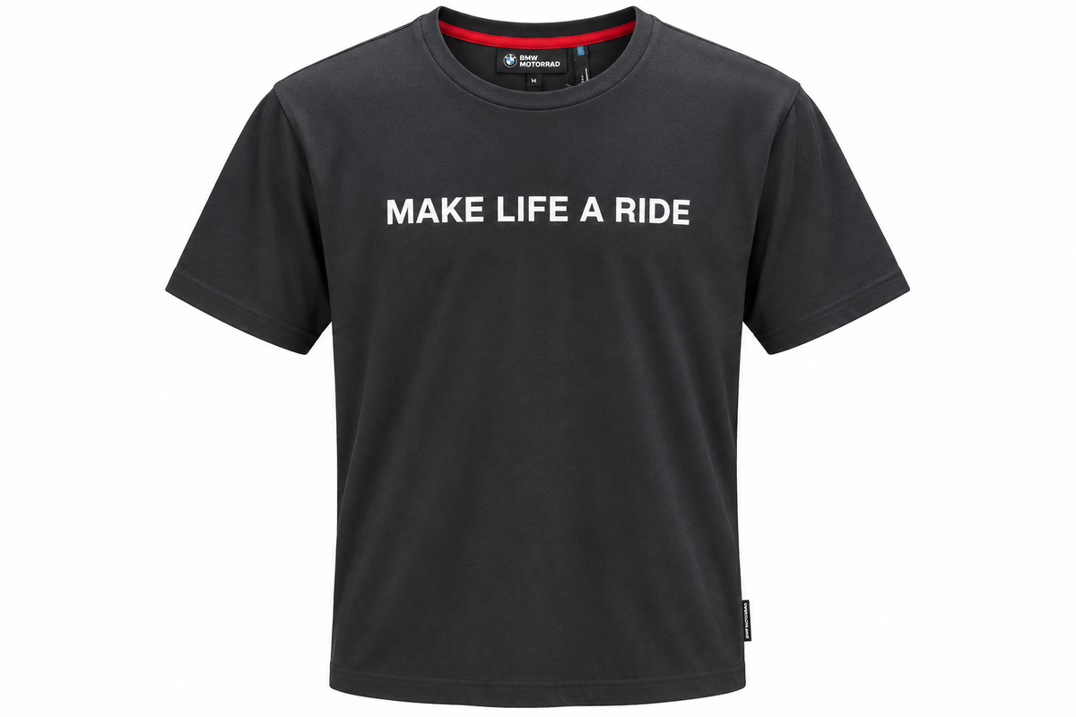 Camiseta BMW Motorrad Make Life a Ride Masculina Preta Tam XL