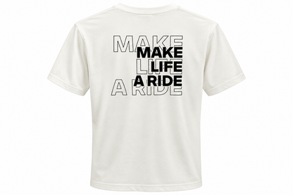 Camiseta BMW Motorrad Make Life a Ride Masculina Branca Tam M