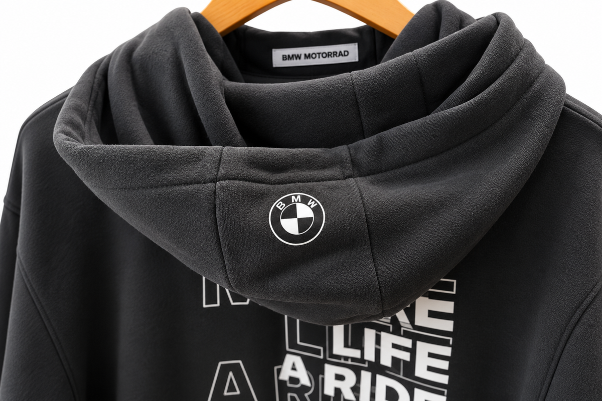 Moletom BMW Motorrad Make Life a Ride Masculino Preto Tam 2XL