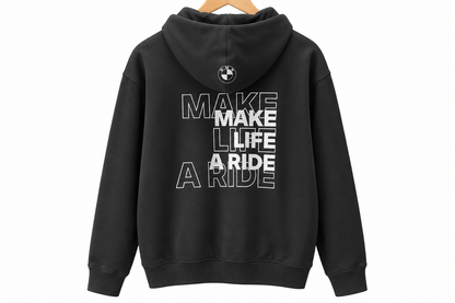 Moletom BMW Motorrad Make Life a Ride Masculino Preto Tam 2XL