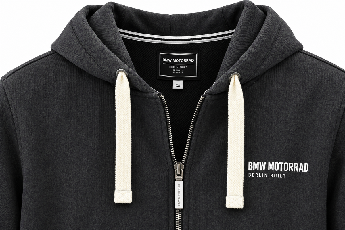 Moletom BMW Motorrad Berlin Built Preto Tam XS