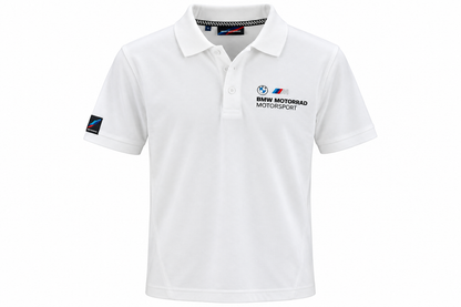 Camisa Polo BMW Motorrad Masculina Branca Tamanho M